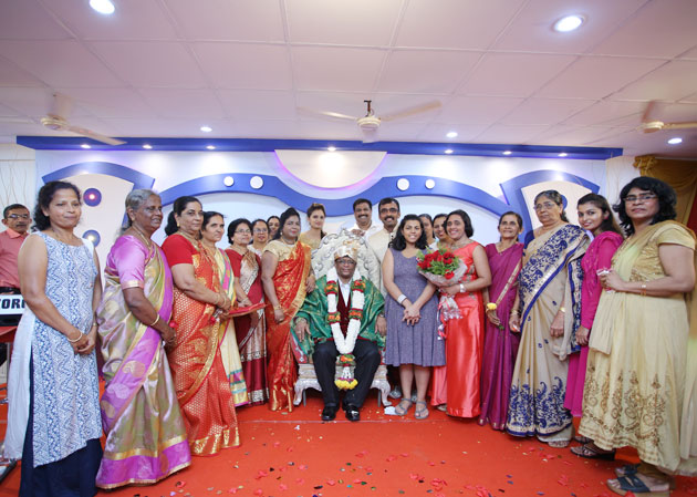 Bro Andrew Richard celebrates his 56th Birthday in a grand way amidst a large number of devotees here on Friday 13th, 2018 in Mangalore with the myriad of wishes. 